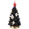 12" Black LED Lighted Skull & Ghost Halloween Tree
